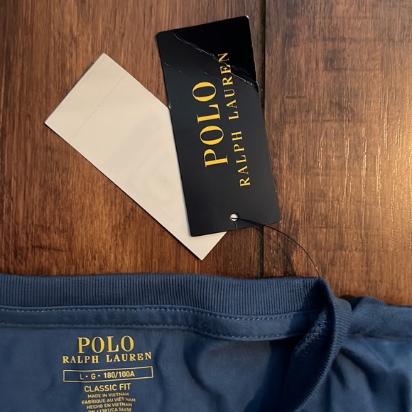 Mens Polo Ralph Lauren T-shirt size large color dark blue - Picture 3 of 3